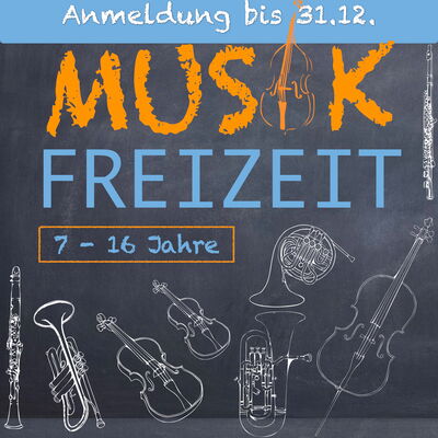 Musikfreizeit für Kinder und Jugendliche