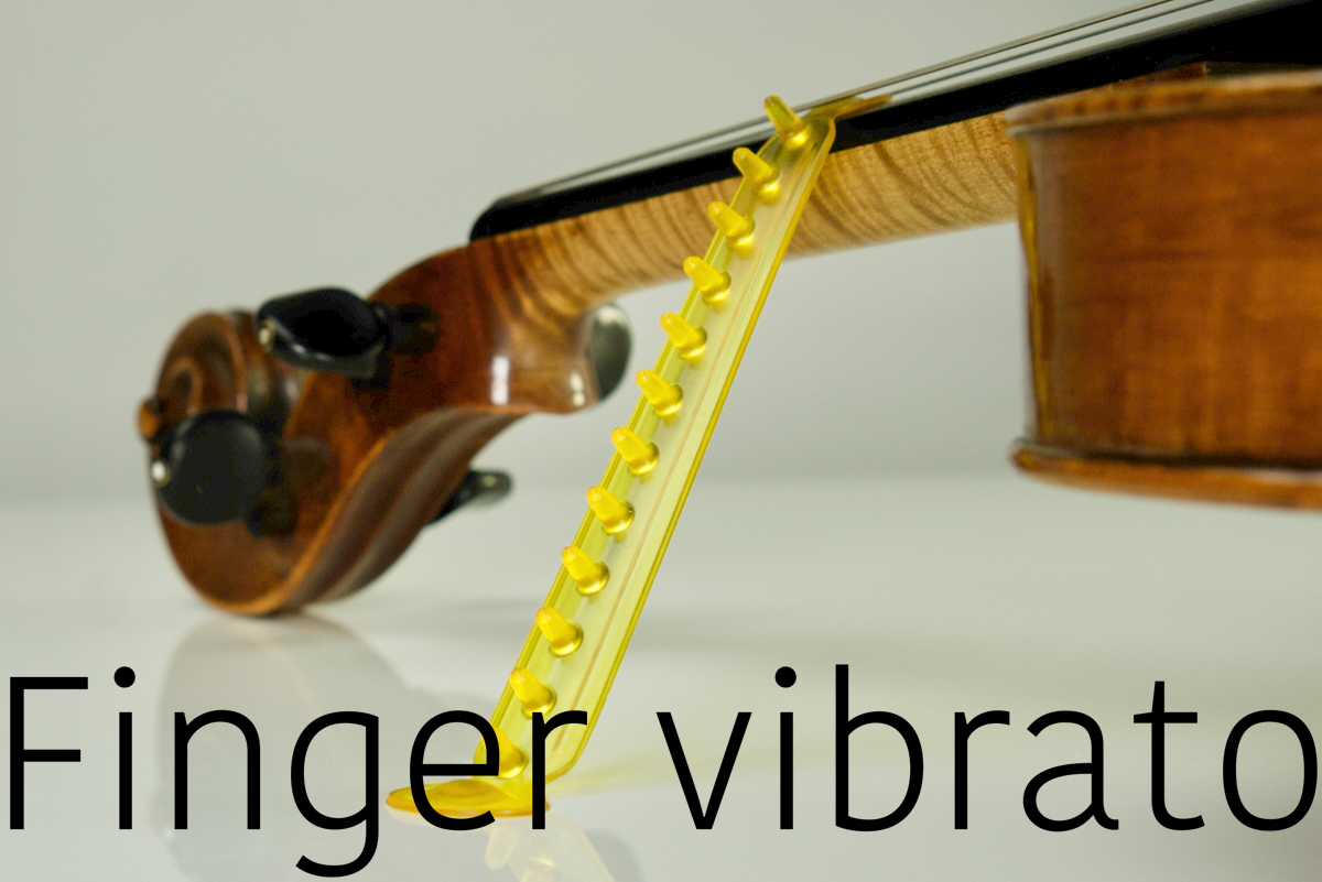 Finger virbato on the violin and viola
