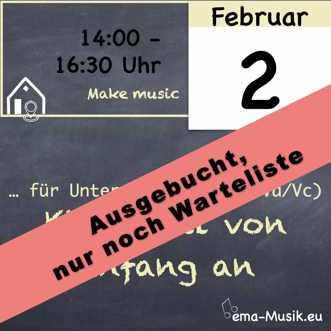 Event Make music. Klangvoll von Anfang an