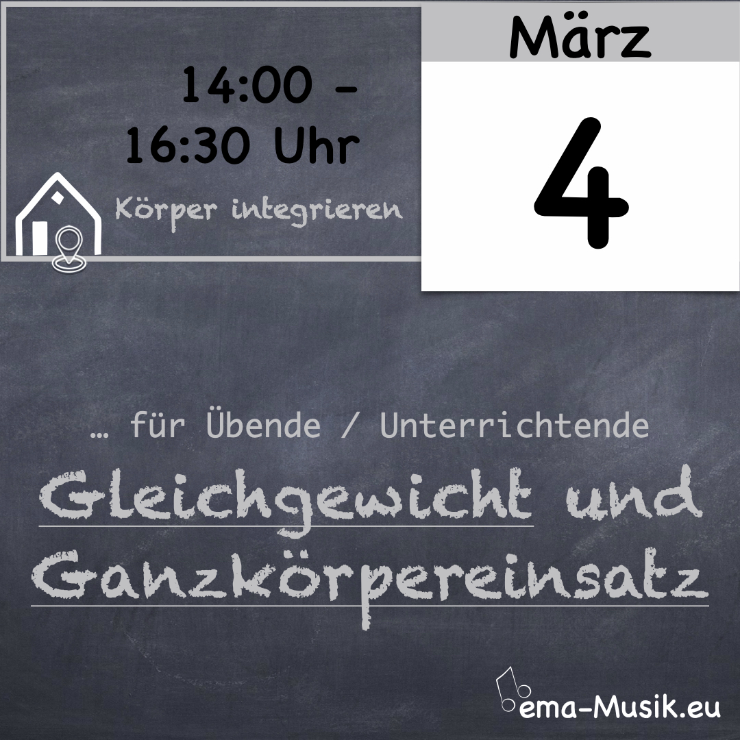 Event Gleichgewicht und Ganzkörpereinsatz