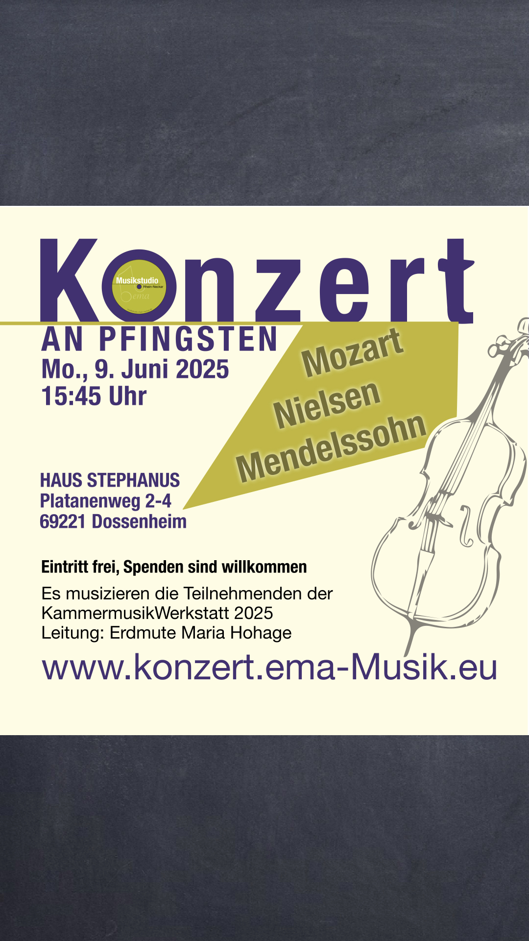 em Musik Konzert KammermusikWerkstatt