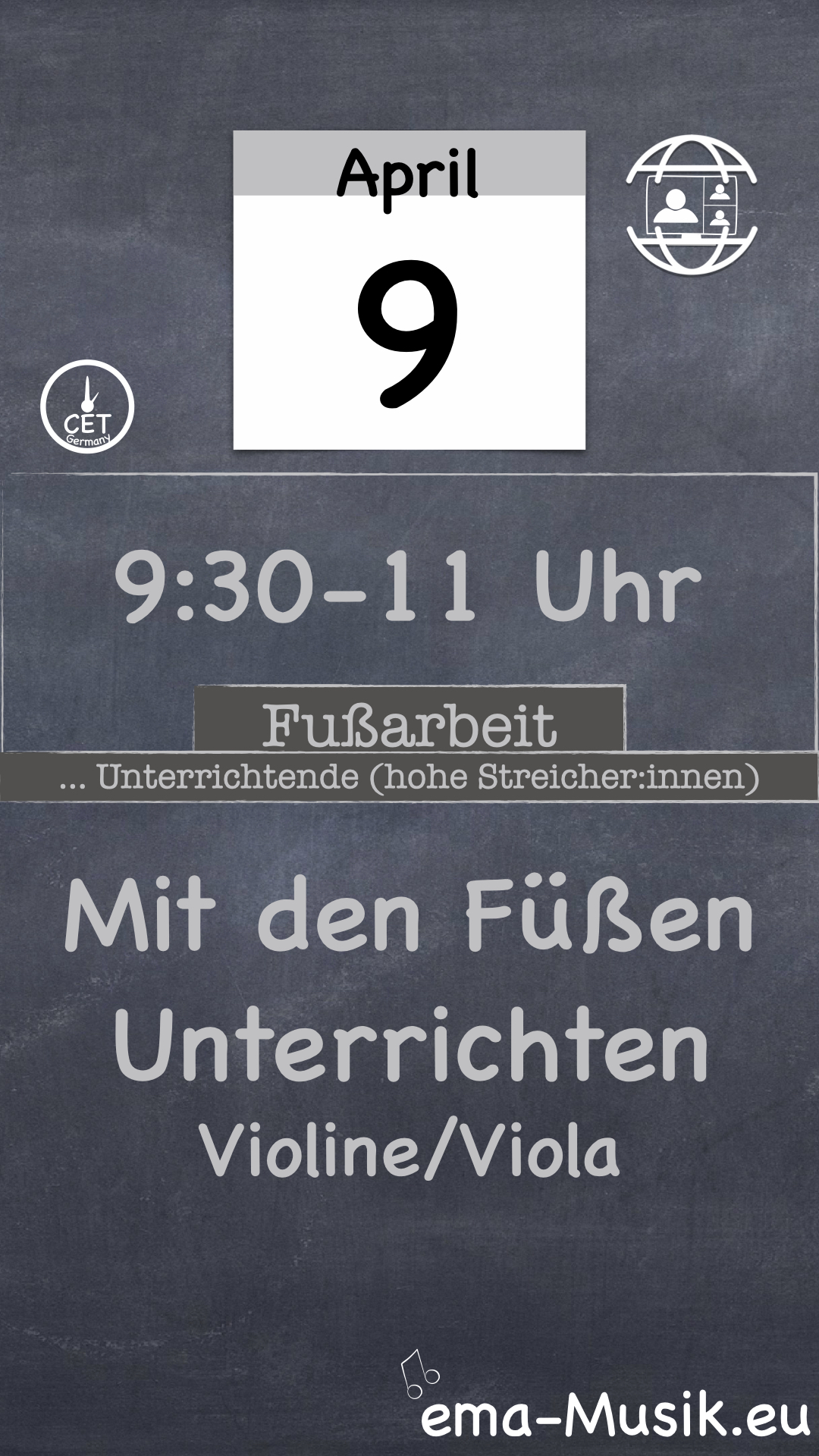 Fußarbeit beim Üben