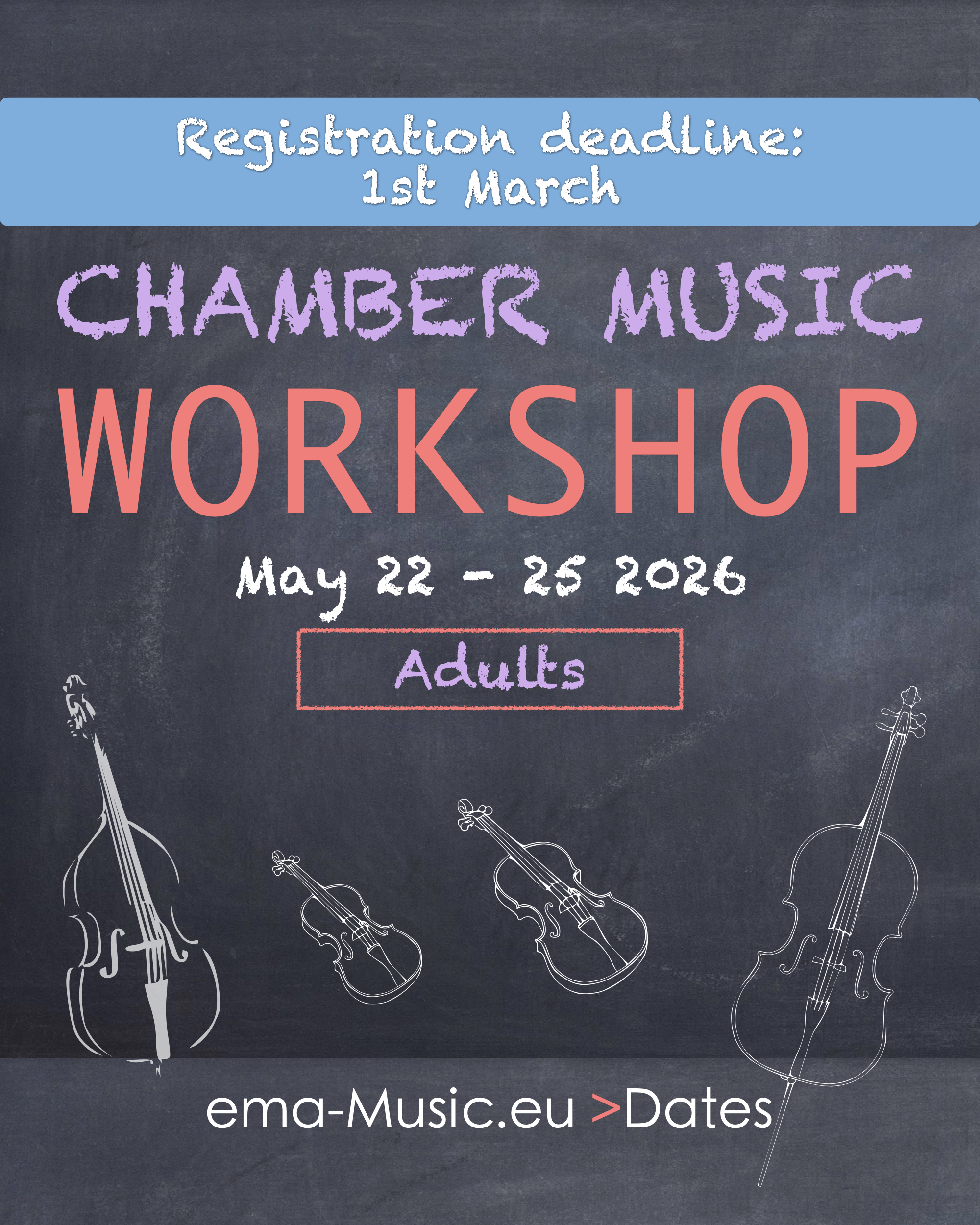 Chamber music workshop in Heidelberg (Germany) for adults