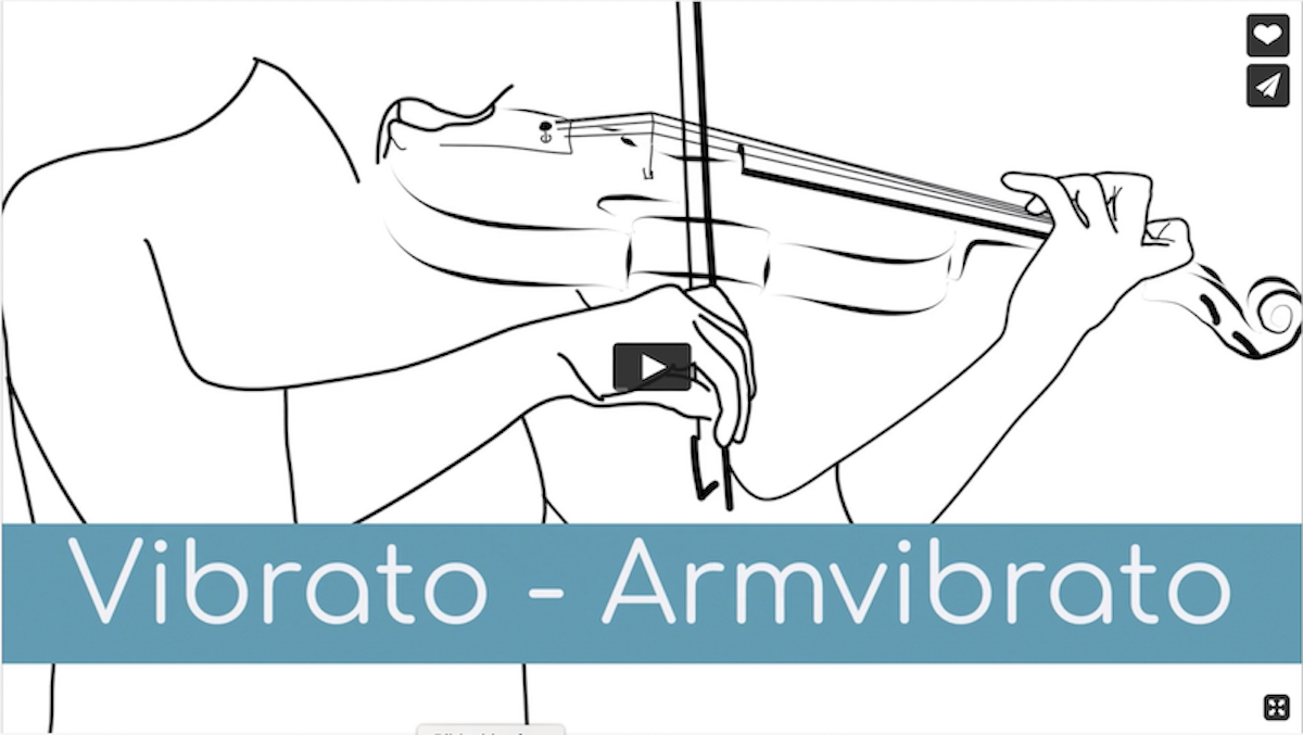 Vibrato auf der Geige und Bratsche mit dem Resounding Fingerboard