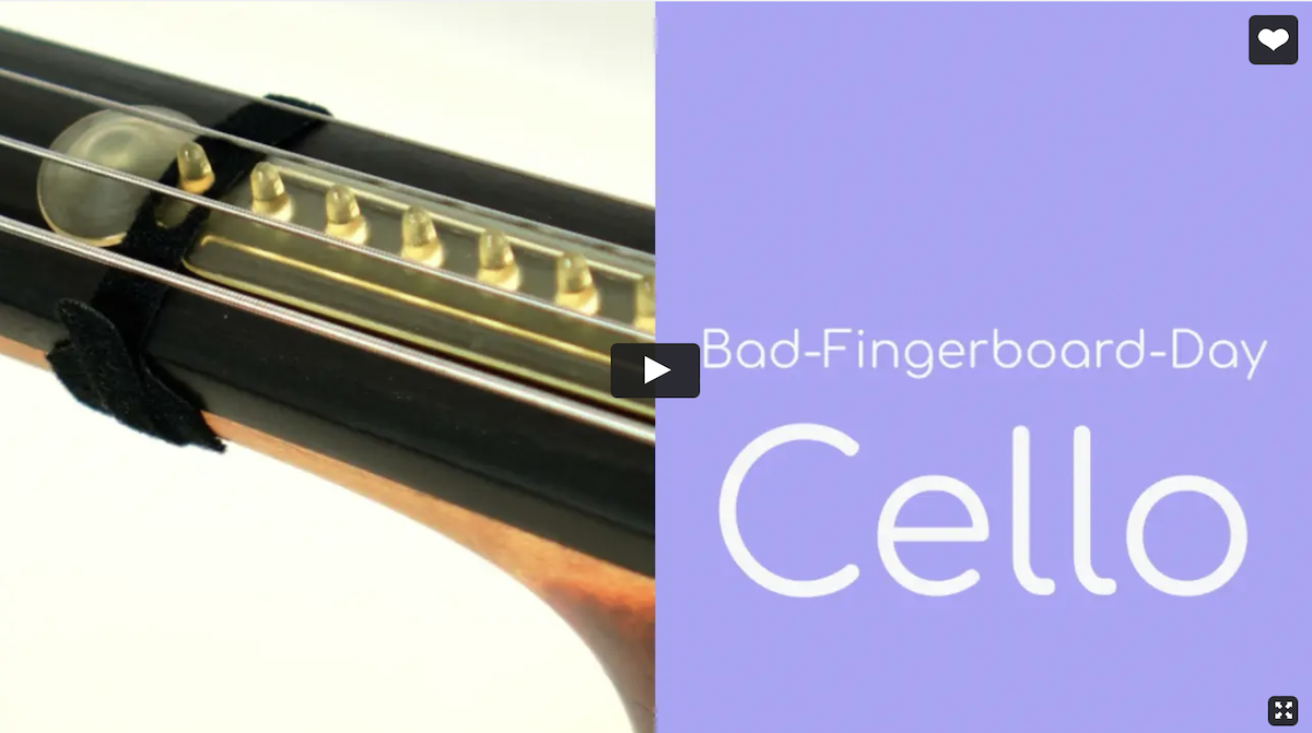 Resounding Fingerboard für Cello