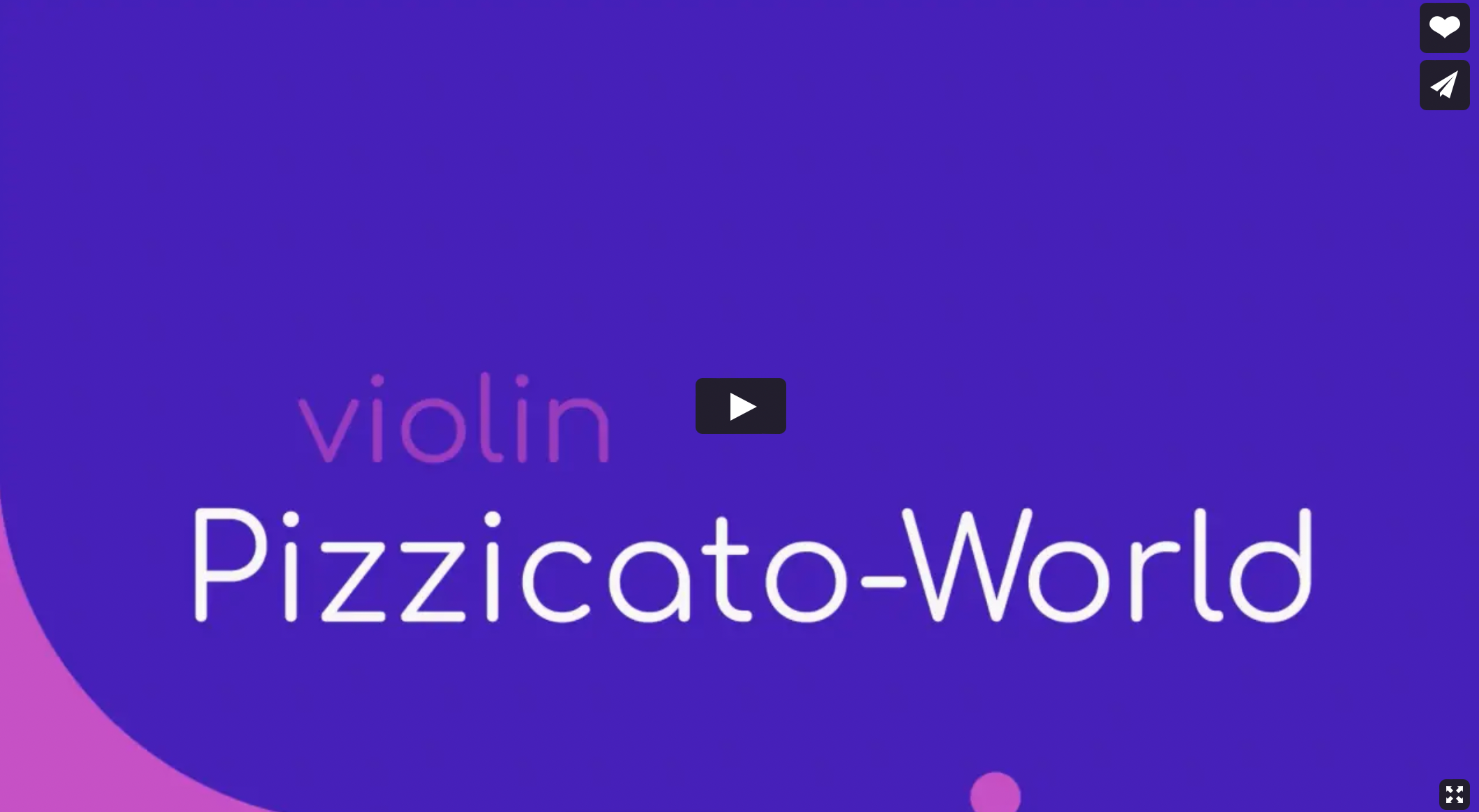 Left-hand pizzicato violin and viola