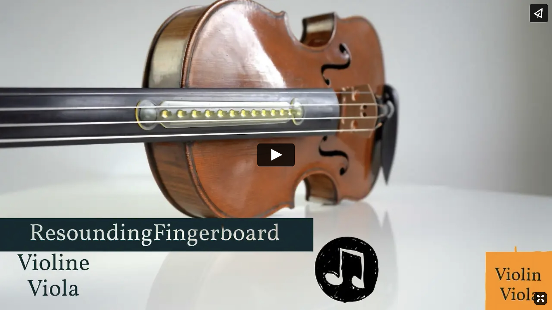 ResoundingFingerboard Violine und Viola