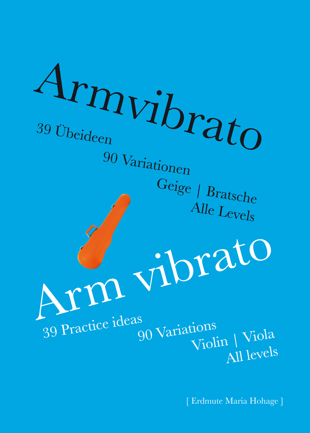 Cover for the booklet arm vibrato for violin and viola