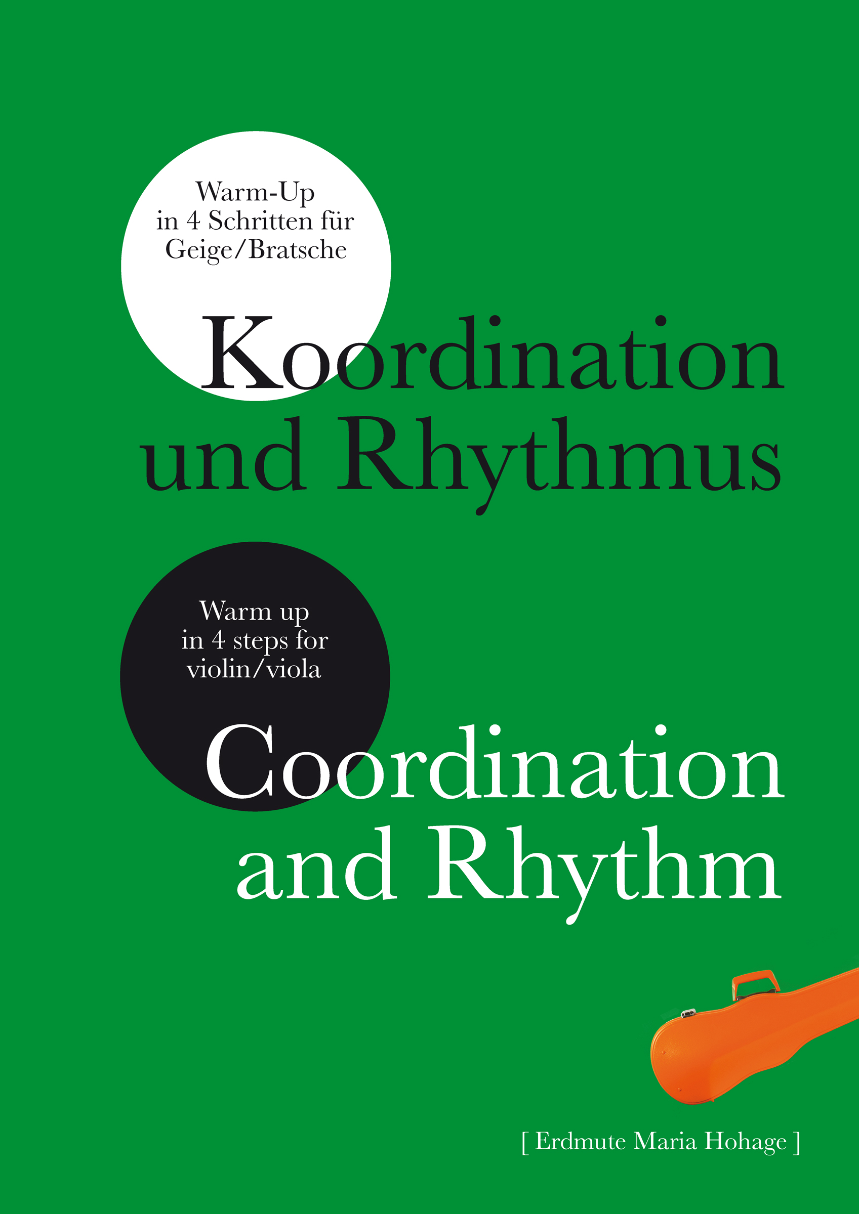 Cover of the booklet Coordination and Rhythm. Warm up for violin and viola